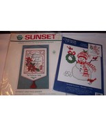 2 Christmas Craft Kits Holiday NEW Greetings Banner + Cardinals Snowball... - $23.22