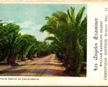 Vtg Advertising Postcard 1908 Los Angeles Examiner Christmas Edition Hea... - $13.81