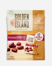 Golden Island Koren BBQ Snack Bites Jerky 1.5 Oz - 12 Pack  - £29.42 GBP