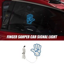 JDM Finger Shape &quot;BYE&quot; Car Sticker Decal Back/Front/Rear Window Signal L... - £11.89 GBP