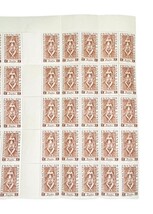 French India 2c Stamp Sheet MNH Etablissements Francais Inde Blocks Lot image 4