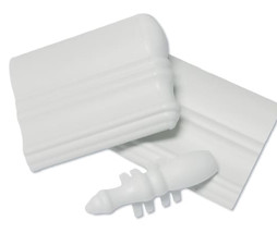 Allen + Roth Cordless Faux Wood Valance Return, White, 4-Piece Set - $148.06 MXN
