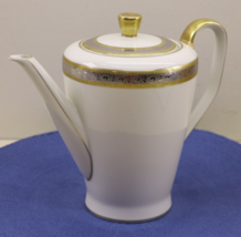 Rosenthal Continental  Duchess Bettina Teapot Gold &amp; Platinum On Ivory Body - £82.16 GBP