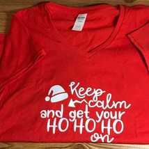 Christmas Shirt Keep Calm - $19.99