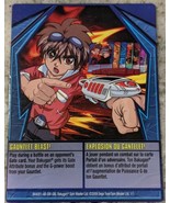 BAKUGAN Battle Brawlers Gundalian &quot;GAUNTLET BLAST!&quot; Ability Card 1/1 BA4001 - £5.44 GBP