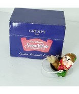 Disney Grolier President Edition Grumpy Dwarf Snow White Christmas Ornam... - £19.54 GBP
