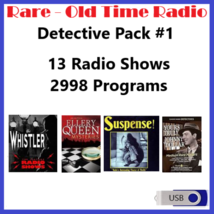 Old Time Radio Classics - Detective Pack 1 - over 2900 shows - £16.76 GBP