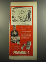 1952 Drambuie Cordial Ad - cartoon by Richard Taylor - No matter where you Are - £14.86 GBP