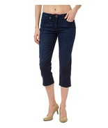 SPANX by Sara Blakely Women&#39;s Slim-x Casual Capri Jeans Dark Dipped, Siz... - $56.04 CAD
