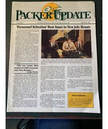 Green Bay Packers Football NFL Spring 1987 Update Publication - £11.57 GBP