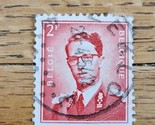 Belgium Stamp King Baudouin 2f Used Red - £0.73 GBP
