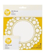 Wilton Lacy Floral Paper Doilies for Cake Decorating, 6 inch Round, Brig... - $18.24