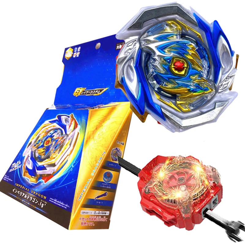 Box set b 154 imperial dragon gt b154 spinning top with spark launcher box kids toys thumb200