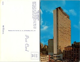 New York(NY) NYC Hotel Americana 7th Avenue &amp; 52nd Street Vintage Postcard - £7.38 GBP