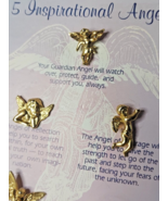 5 Inspirational Angel Pins; Guardian Angel, Reflection, Courage, Awakeni... - $486.94 MXN
