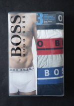 HUGO BOSS Hommes 3-Pack Multicolore Coton Extensible sous - Vêtements Short - £19.44 GBP