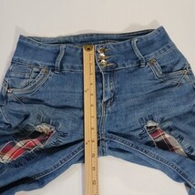 Watch LA LP8408 Women’s Blue Cotton Blend Button Fly Jeans Size 9  image 9