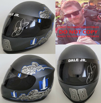 Dale Earnhardt JR signed Nation Wide Nascar full size helmet COA proof autograph - £620.63 GBP