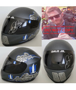 Dale Earnhardt JR signed Nation Wide Nascar full size helmet COA proof a... - £623.22 GBP