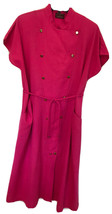 Maternity Dress Womens Magenta Vintage Jeanette Maternities Fran Kiernan... - £27.25 GBP