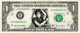WEDNESDAY Addams Family on REAL Dollar Bill Collectible Celebrity Cash Money - £6.96 GBP