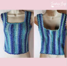Crochet Crop Top Sizes S-2X Pattern Only - £6.19 GBP