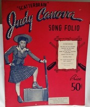 SCATTERBRAIN JUDY CANOVA / ORIGINAL 1944 SOUVENIR PROGRAM - VG CONDITION - $20.00