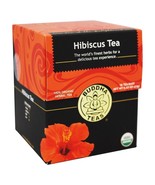 Buddha Teas 100% Organic Herbal Hibiscus Tea, 18 Tea Bags - £8.92 GBP