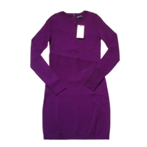 NWT retrofete Sonja in Purple Ribbed Stretch Knit Crew Neck Mini Dress S $345 - £119.90 GBP