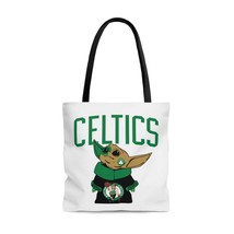 Baby Yoda-Boston Celtics Tote Bag-Beach Bag-Star Wars-Sports Teams Bag-Gift - £18.98 GBP