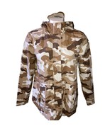 Love Tree Women&#39;s S Camo Hooded Jacket Brown/Tan - £19.71 GBP