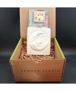 1993 Carruth Studio Man-In-The-Moon Cement Wall Hanging Plaque 4” NIB OBO - $30.00