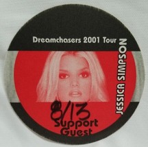 JESSICA SIMPSON - VINTAGE ORIGINAL 2001 CONCERT TOUR CLOTH BACKSTAGE PASS - £7.92 GBP