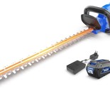 40V 24&quot; Cordless Hedge Trimmer: Strong Electric Trimmer With 2 X 0Ah Bat... - £150.27 GBP