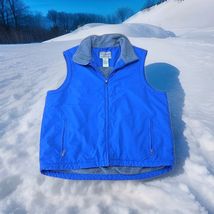 LL Bean Y2K Warm Up Fleece Lined Full Zip Vest Mens Sz Large Weather Pro... - $32.67