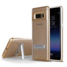 For Samsung Galaxy S10e Transparent Bumper Case w/Kickstand GOLD - £4.67 GBP