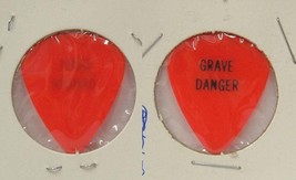 GRAVE DANGER - VINTAGE OLD CHRIS HERRINGTON CONCERT TOUR GUITAR PICK *LA... - £11.59 GBP