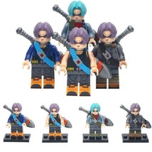 Future Trunks with swords - Anime Dragon Ball Z Saiyan Minifigures Toy - $54.43 MXN