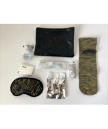 COLE HAAN AMERICAN AIRLINES  amenity kit bag 3LAB Collection Black Yellow - $67.68 CAD