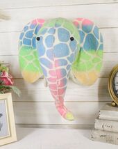 Ebros Fiona Walker Handmade Organic Baby Stencil Print Elephant Wall Dec... - $107.99