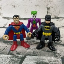 Fisher Price Imaginext Figures DC Universe Batman Superman Joker Lot of 3  - $14.84