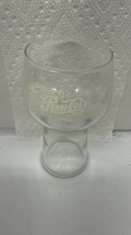 Vintage 1970s Pepsi Cola 16oz Drinking Glass with White Lettering 6” Tall - $125.42 MXN