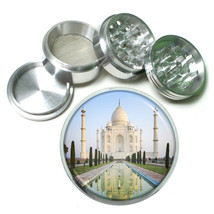 Famous Landmarks D4 Aluminum Herb Grinder 2.5&quot; 63mm 4 Piece The Taj Mahal India - £12.94 GBP