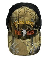 It&#39;s All About The Rack Deer Skull Camouflage Camo Embroidered Cap CAP917A Hat - £7.05 GBP
