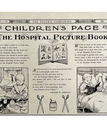 1904 The Hospital Picture Book Advertisement Print Children&#39;s Ephemera  - $27.56 CAD