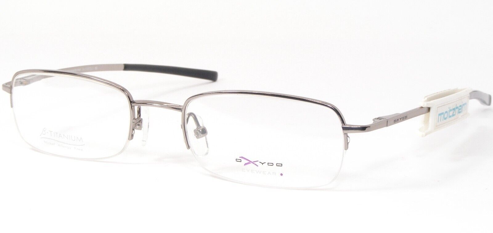 OXYDO X 128 6LB Silber Einzigartig Selten Brille Titan Rahmen 50-19-130mm - $97.73