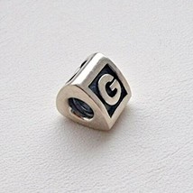 Pandora Authentic Letter G 925 Sterling Silver Retired Charm At - £30.07 GBP