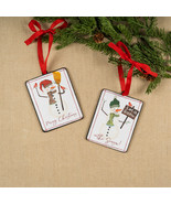 Snowman Sentiment Ornament (Set of 12) - $134.19