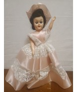 Story Book Doll Snow White Pink Dress 7.5&quot; Open and Close Eyes Vintage 1... - $1,509.71 MXN