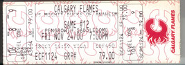 Calgary Flames Collectable Ticket Stub vs. Anaheim Mighty Ducks 2000 Pengrowth  - £7.13 GBP